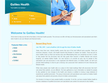 Tablet Screenshot of galileohealth.net